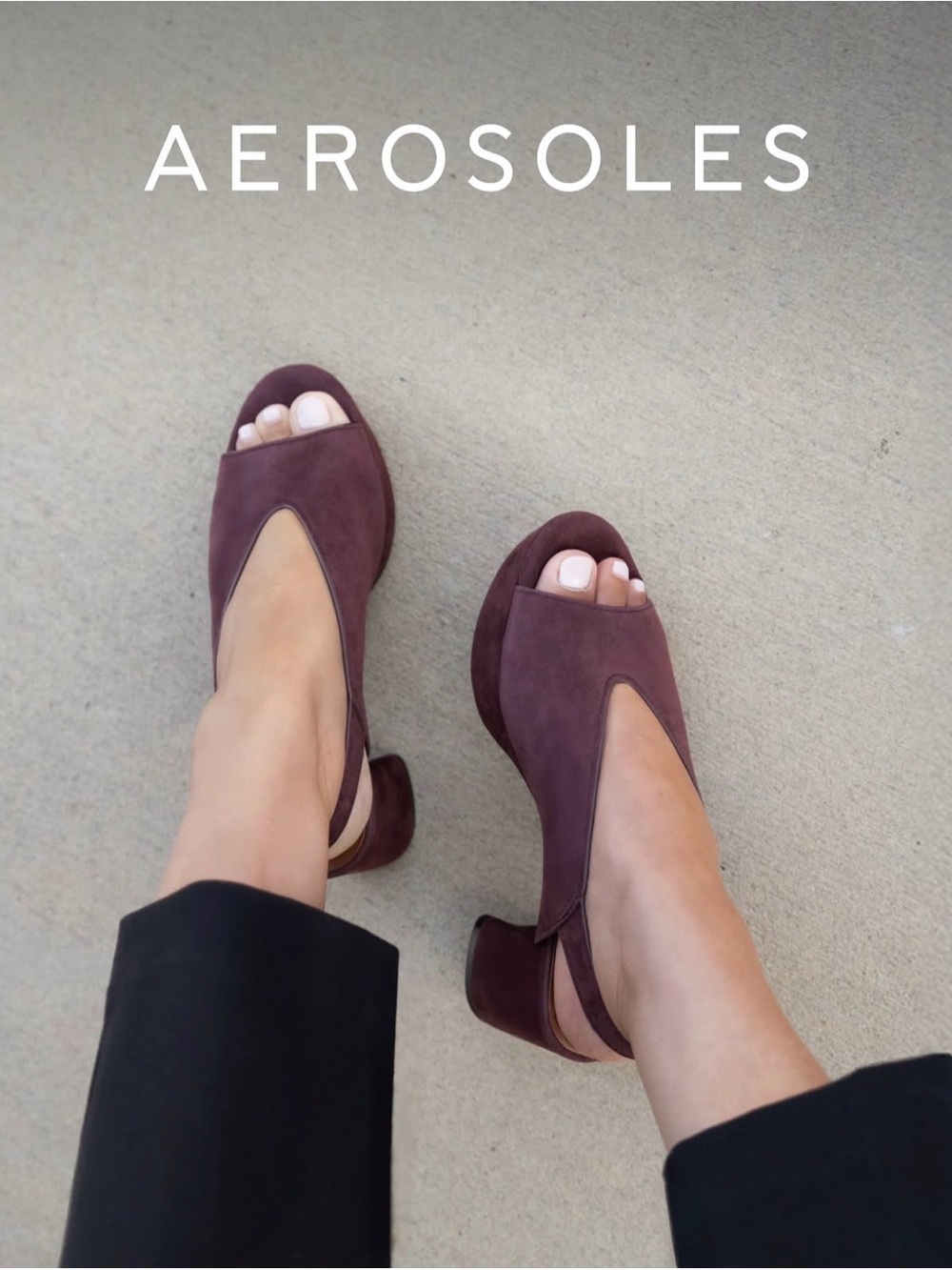 Aerosoles Cornelia Suede heels, NIB, size 6, burgundy